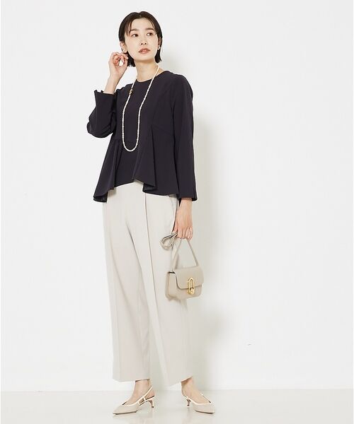 qualite / カリテ スラックス・ドレスパンツ | センタープレスストレートパンツ | 詳細20