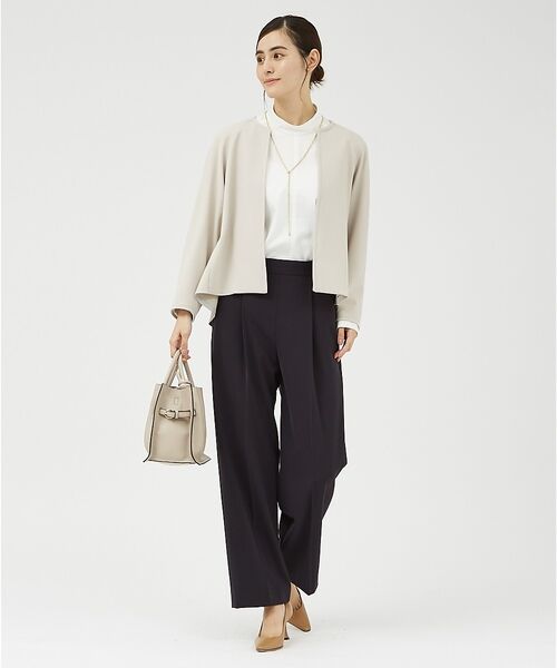 qualite / カリテ スラックス・ドレスパンツ | センタープレスストレートパンツ | 詳細26