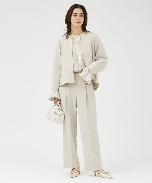 qualite / カリテ スラックス・ドレスパンツ | センタープレスストレートパンツ | 詳細27