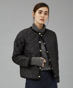 【TRADITIONAL WEATHERWEAR】キルティングノーカラーブルゾン