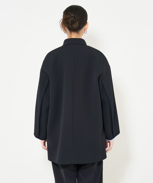 qualite / カリテ アウター | ヘリンボンジャガードコート | 詳細11