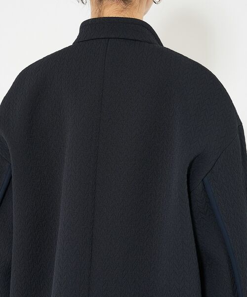 qualite / カリテ アウター | ヘリンボンジャガードコート | 詳細12