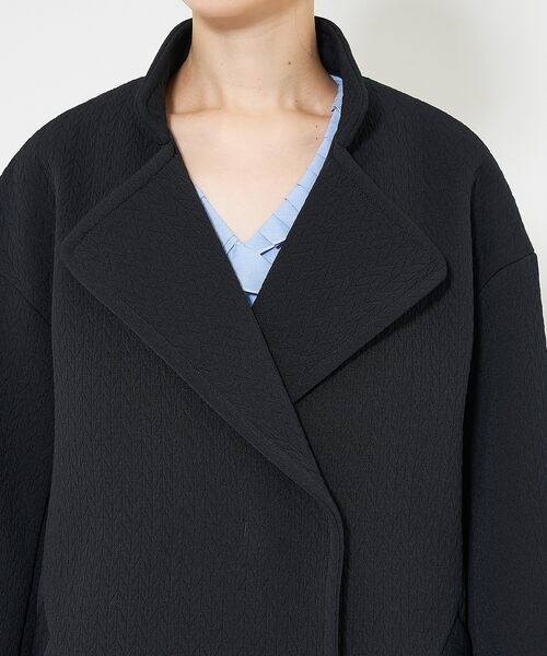 qualite / カリテ アウター | ヘリンボンジャガードコート | 詳細14