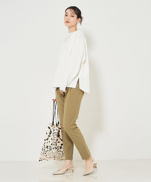 qualite / カリテ ニット・セーター | コットンストレッチハイネックニット | 詳細1