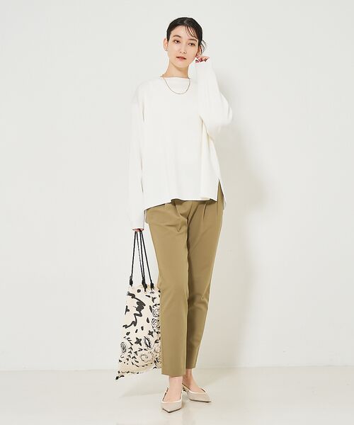 qualite / カリテ ニット・セーター | コットンストレッチハイネックニット | 詳細2