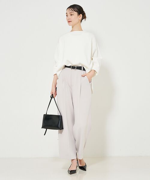 qualite / カリテ ニット・セーター | コットンストレッチハイネックニット | 詳細3