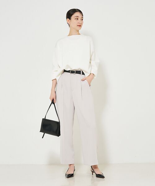 qualite / カリテ ニット・セーター | コットンストレッチハイネックニット | 詳細4