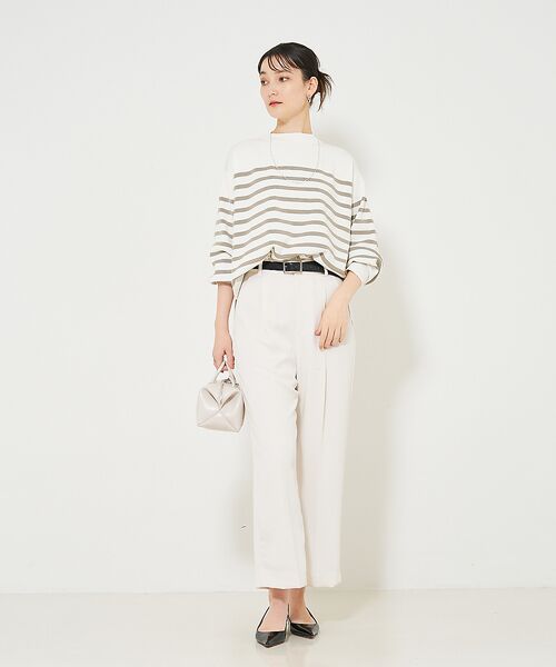 qualite / カリテ ニット・セーター | コットンストレッチハイネックニット | 詳細14