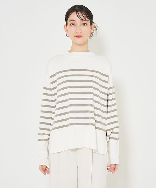 qualite / カリテ ニット・セーター | コットンストレッチハイネックニット | 詳細6