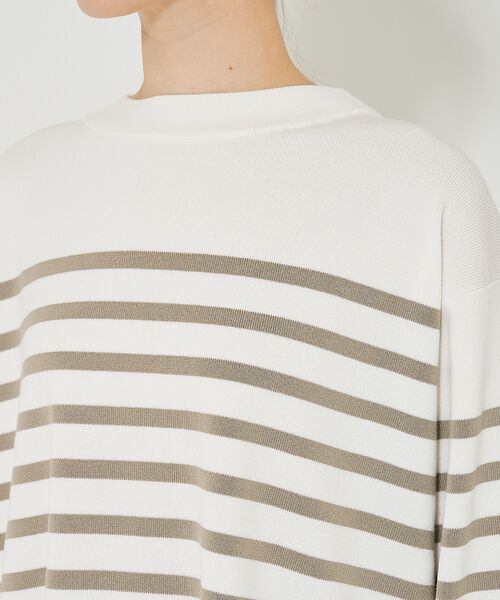 qualite / カリテ ニット・セーター | コットンストレッチハイネックニット | 詳細9