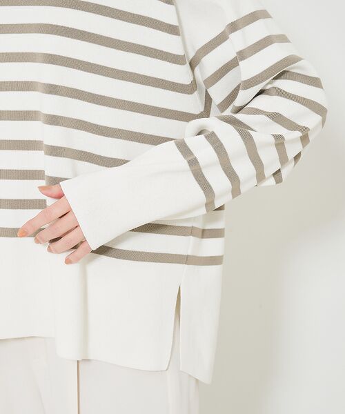 qualite / カリテ ニット・セーター | コットンストレッチハイネックニット | 詳細10