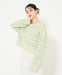 qualite / カリテ ニット・セーター | リンクスアイレットニット