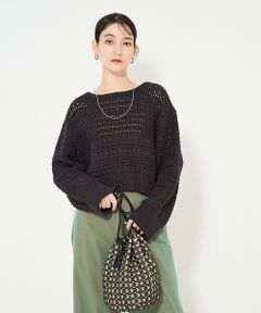 qualite / カリテ ニット・セーター | リンクスアイレットニット