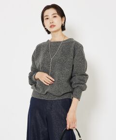 qualite / カリテ スウェット | ラメスライバーニットプルオーバー