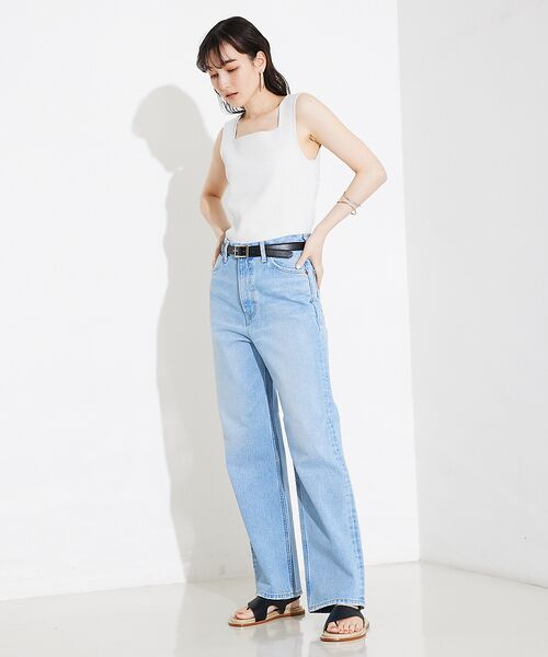 qualite / カリテ キャミソール・チューブトップ | ラメスクエアノースリーブニット | 詳細10