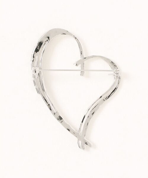 qualite / カリテ 服飾小物 | ラインストーンハートブローチ | 詳細2