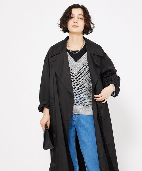 qualite / カリテ トレンチコート | ライトタフタコート | 詳細10