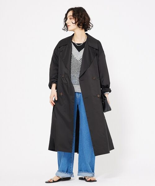 qualite / カリテ トレンチコート | ライトタフタコート | 詳細20
