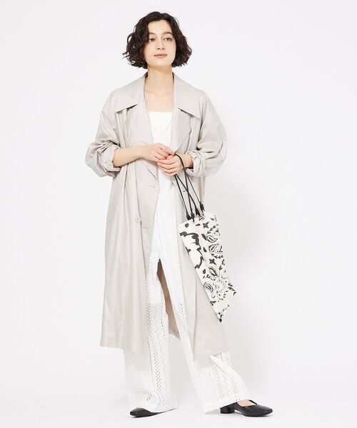 qualite / カリテ トレンチコート | ライトタフタコート | 詳細21