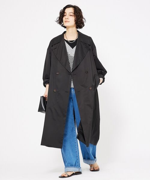 qualite / カリテ トレンチコート | ライトタフタコート | 詳細9