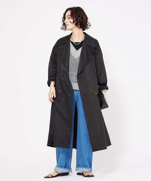 qualite / カリテ トレンチコート | ライトタフタコート | 詳細22