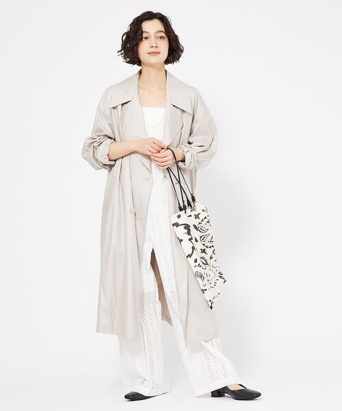 qualite / カリテ トレンチコート | ライトタフタコート | 詳細23