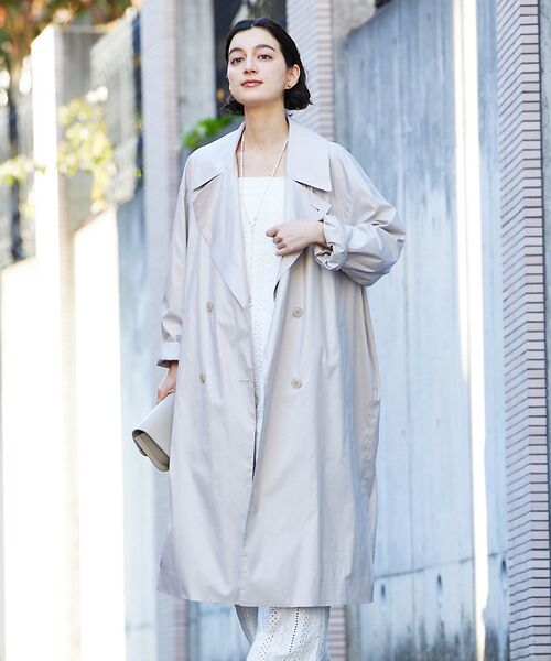 qualite / カリテ トレンチコート | ライトタフタコート | 詳細25