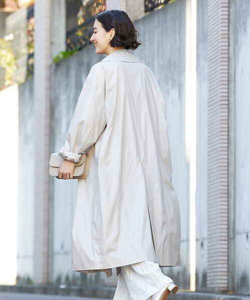 qualite / カリテ トレンチコート | ライトタフタコート | 詳細26