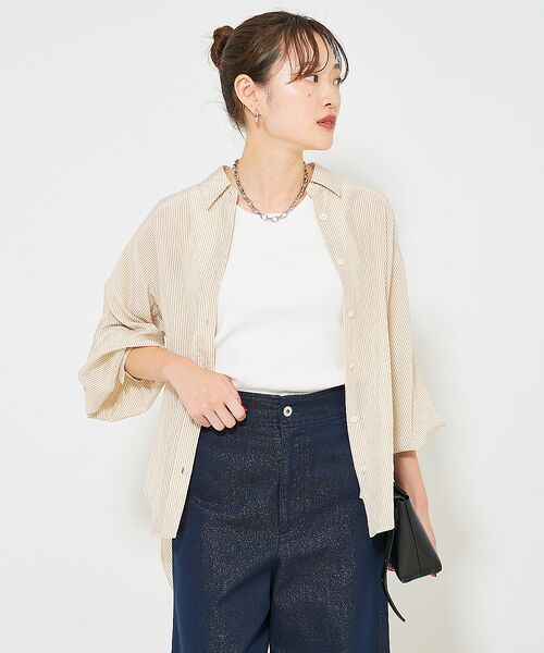 qualite / カリテ シャツ・ブラウス | カシュクールレギュラーシャツ | 詳細2