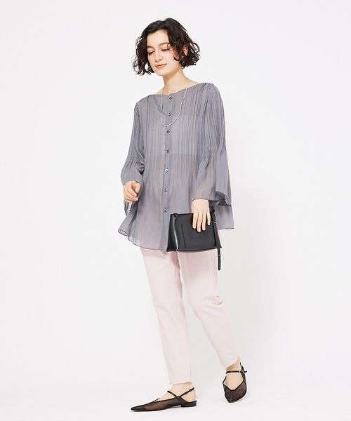 qualite / カリテ シャツ・ブラウス | ランダムプリーツフレアーブラウス | 詳細9
