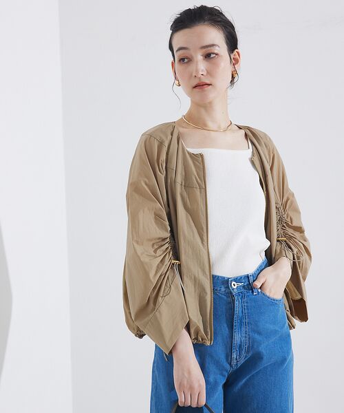 qualite / カリテ ブルゾン | スリーブドロストブルゾン | 詳細24