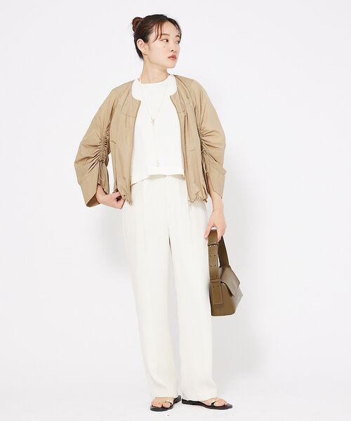 qualite / カリテ ブルゾン | スリーブドロストブルゾン | 詳細25