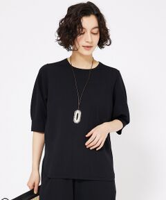 qualite / カリテ ニット・セーター | レーヨンストレッチボートネックニット