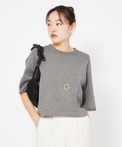 qualite / カリテ ニット・セーター | フレアスリーブギマコットンニット