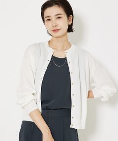 qualite / カリテ カーディガン・ボレロ | コットンナイロンハイゲージニットカーデ
