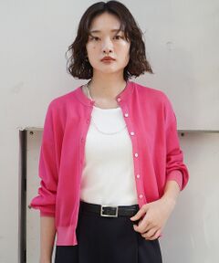 qualite / カリテ カーディガン・ボレロ | コットンナイロンハイゲージニットカーデ