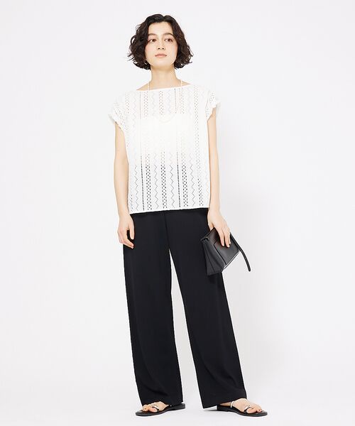 qualite / カリテ パンツ | レーヨンストレッチストレートパンツ | 詳細8