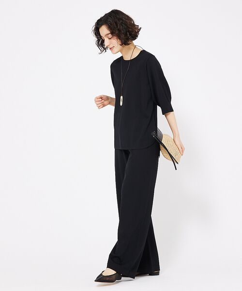 qualite / カリテ パンツ | レーヨンストレッチストレートパンツ | 詳細9