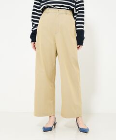 qualite / カリテ パンツ | シャンブレーチノストレートパンツ