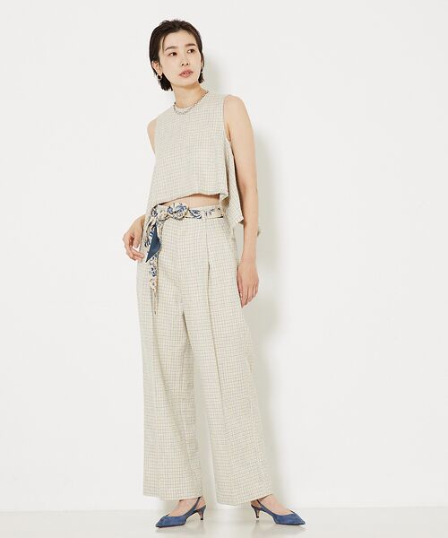 qualite / カリテ パンツ | ミックスカラーツイードパンツ | 詳細1