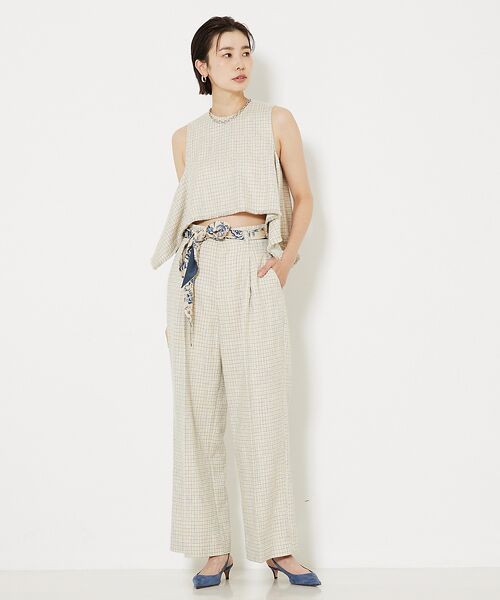 qualite / カリテ パンツ | ミックスカラーツイードパンツ | 詳細12