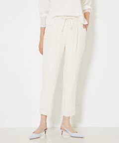 qualite / カリテ スラックス・ドレスパンツ | トルコサテンドロストパンツ