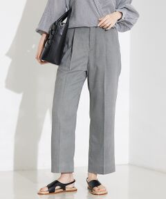 qualite / カリテ スラックス・ドレスパンツ | シャークスキンストレートパンツ