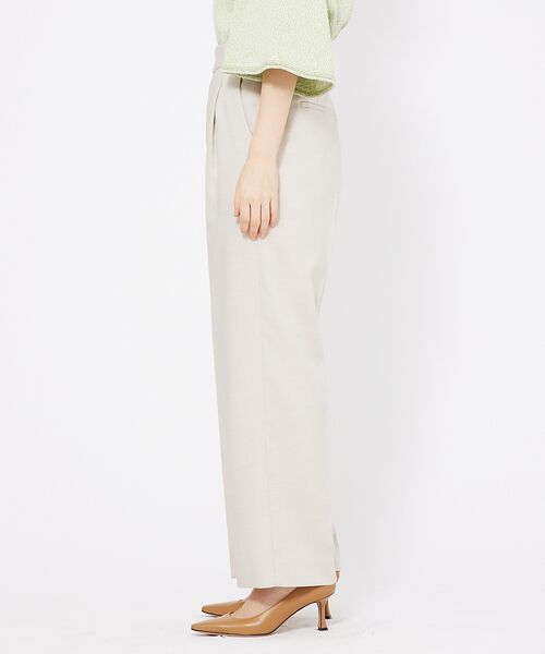 qualite / カリテ スラックス・ドレスパンツ | シャークスキンストレートパンツ | 詳細5