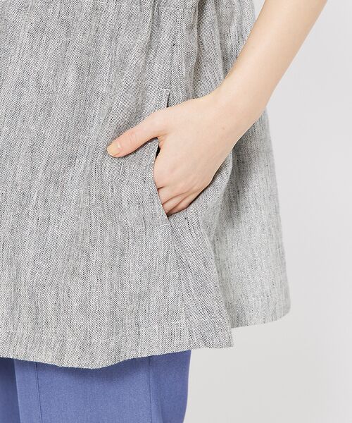 qualite / カリテ ベスト | ラメスラブリネンサファリジレ | 詳細13