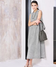 qualite / カリテ ワンピース | ラメスラブリネンワンピース