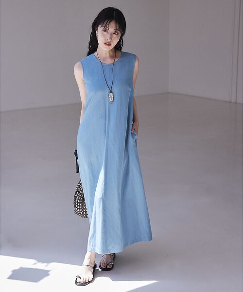qualite/カリテ 2WAYボレロワンピース ブルー 36 qualite/カリテ 2WAYボレロワンピース ブルー 36