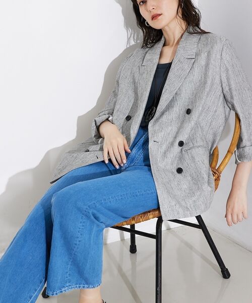 qualite / カリテ デニムパンツ | 【セットアップ対応】コットンリネンデニム | 詳細30