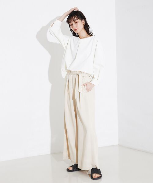 qualite / カリテ シャツ・ブラウス | 2WAYストレッチタックブラウス | 詳細5