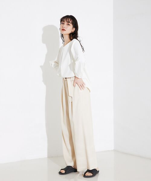 qualite / カリテ シャツ・ブラウス | 2WAYストレッチタックブラウス | 詳細6